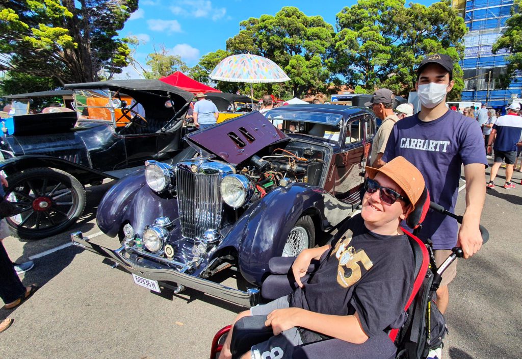 Car Show Success. Participant attending Car Show