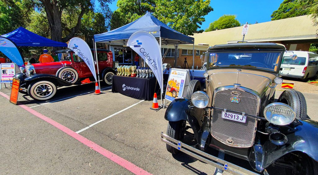 Vintage car at car show