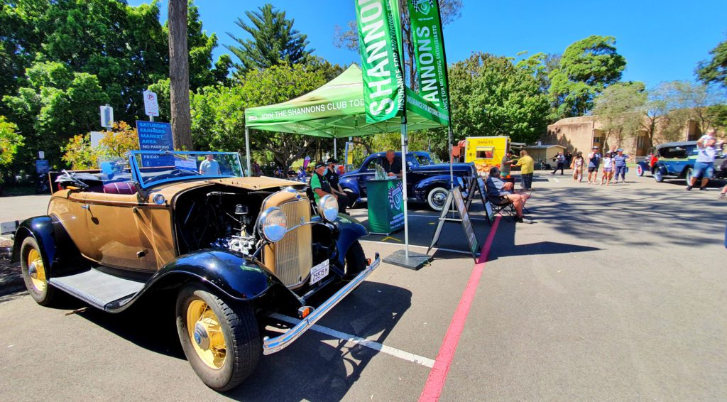 Vintage car at car show